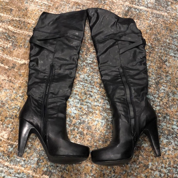 G by Guess Shoes | G By Guess Black Knee High Boots | Poshmark